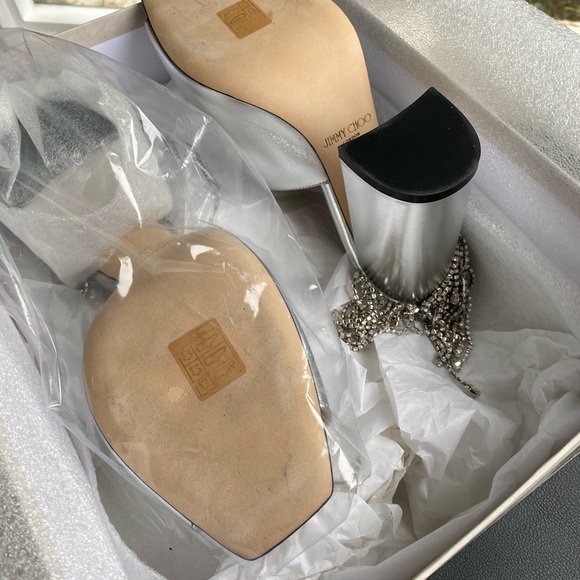 NIB Jimmy Choo Baia crystal mule sz 39 - Picture 6 of 7